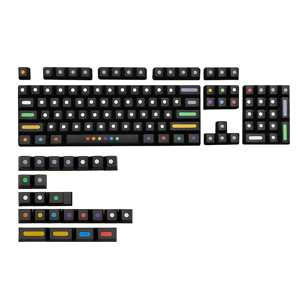 PBT 128 Keys Cherry Profile Keycaps DYE SUB Personalized Mechanical Keycaps