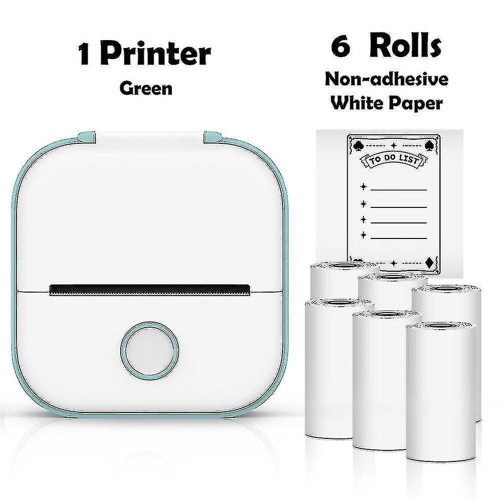 Phomemo T02 Mini Printer Portable Printer Thermal Printing Sticker Wireless Inkless Pocket Printer Self-adhesive Label Printer-N