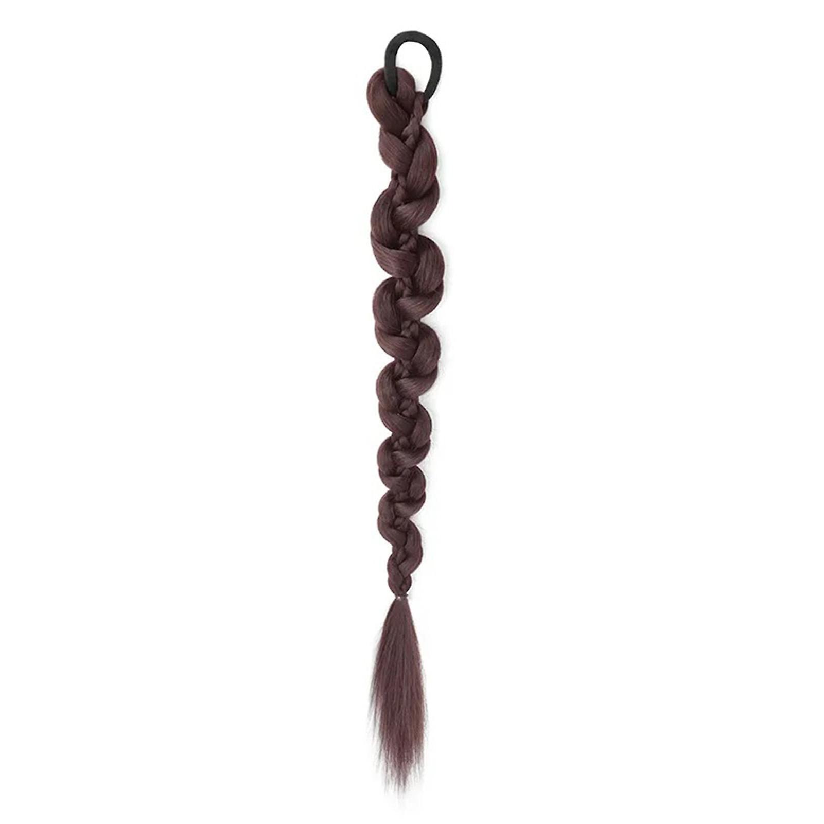 Fluffy Drawstring Ponytail Boxing Braid Breathable Mesh Easy Wear Ponytail Wig For Everyday Daily Wearing Use