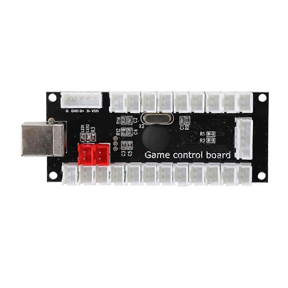 Arcade Game USB Encoder Controller with Acrylic Crystal Case for Raspberry Pi and PC Mainframe882C