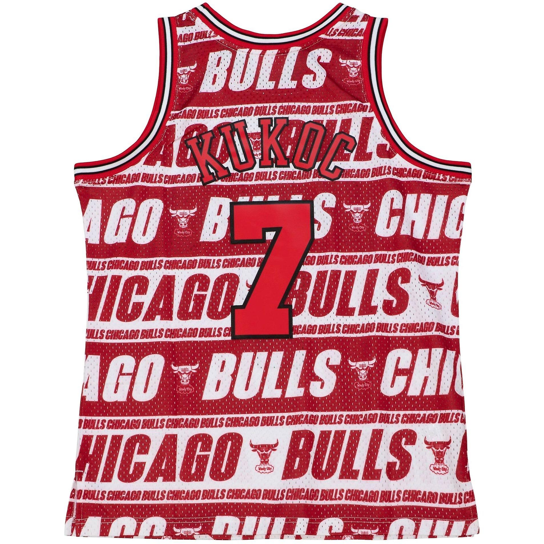 Swingman Teamwrap Mesh Jersey Chicago Bulls Toni Kukoc Fruugo UK