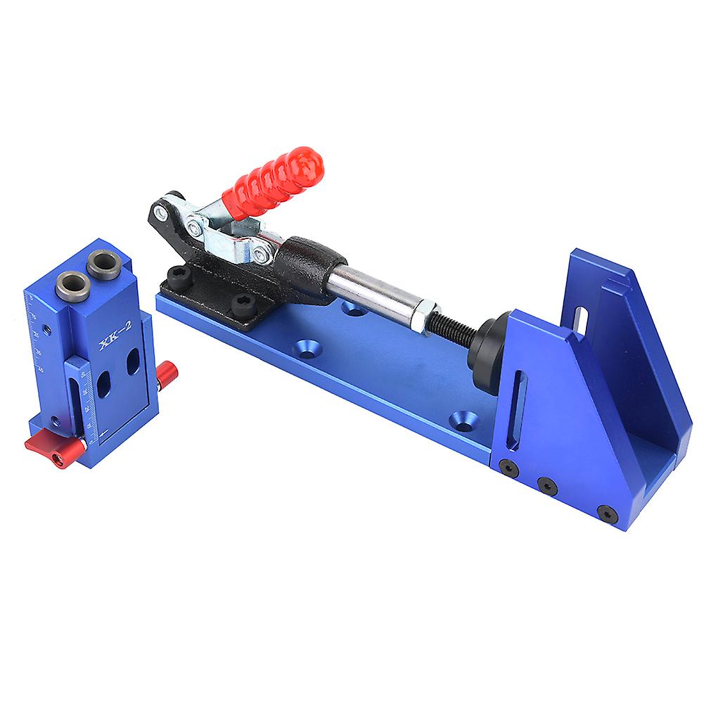 Pocket Hole Jig for Woodworking Tools with Clamp and Step Drill Bit