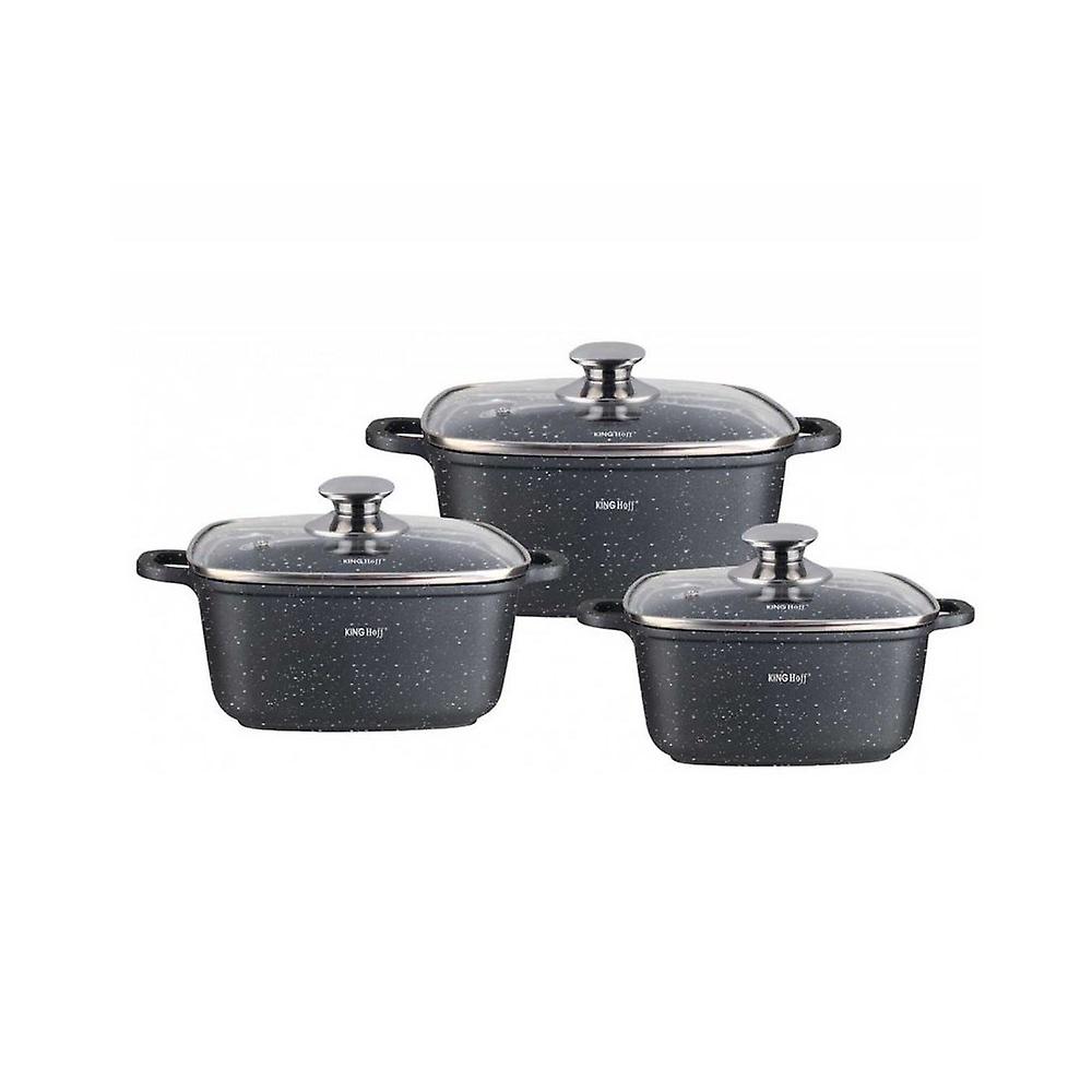 Kinghoff marble pot set 27964