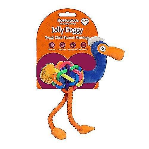 Jouets pour chiens Tough Multi Texture Flamingo Jouet pour chien