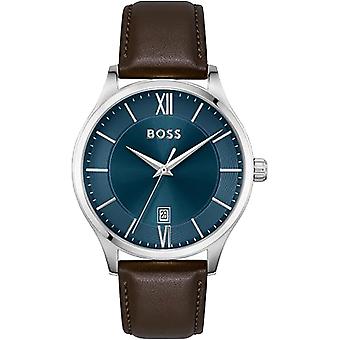 Elite analoog kwartshorloge voor heren met koeienhuid armband 1513955