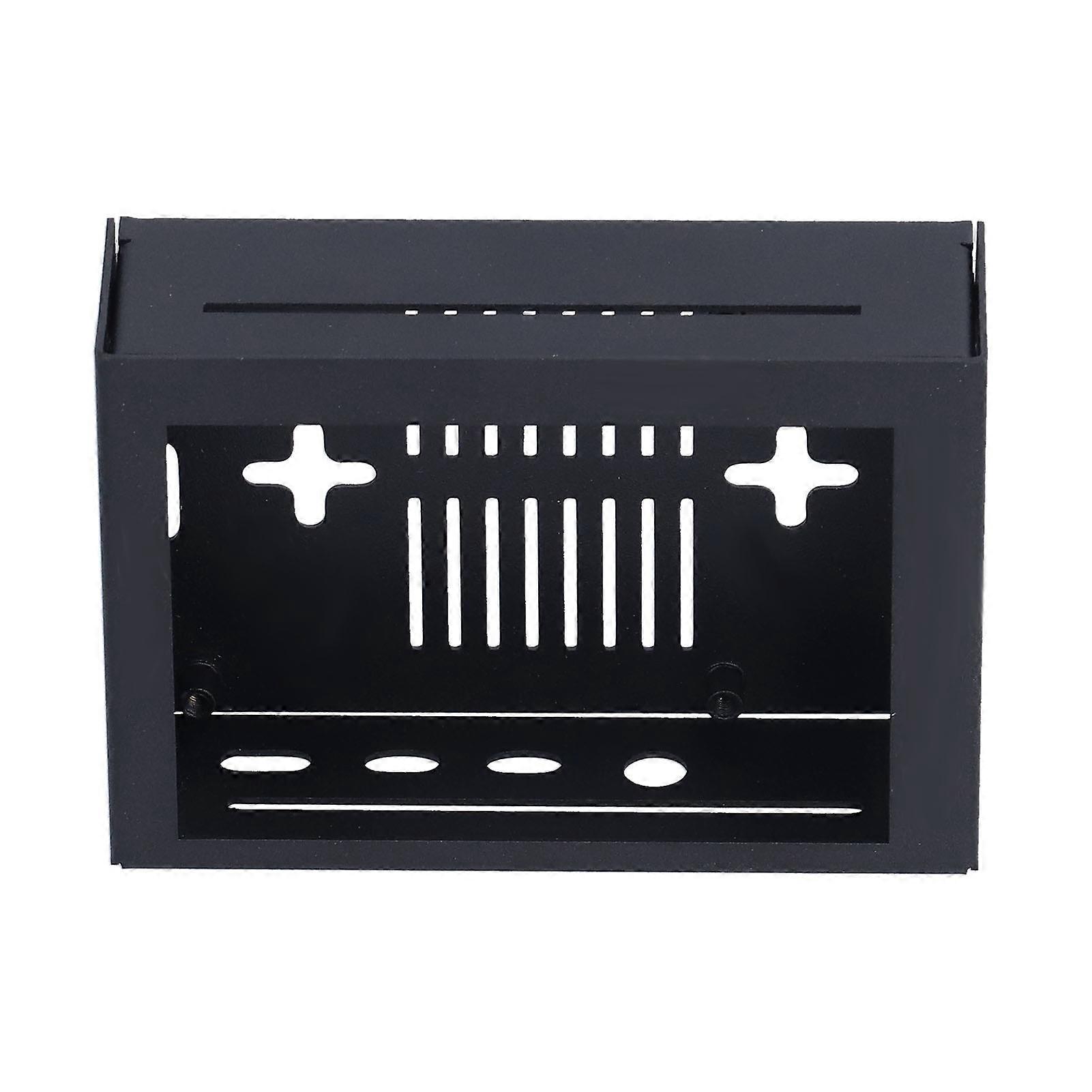 Display Screen Shell Integrated Metal Housing Protective Case for Raspberry Pi 4 4B