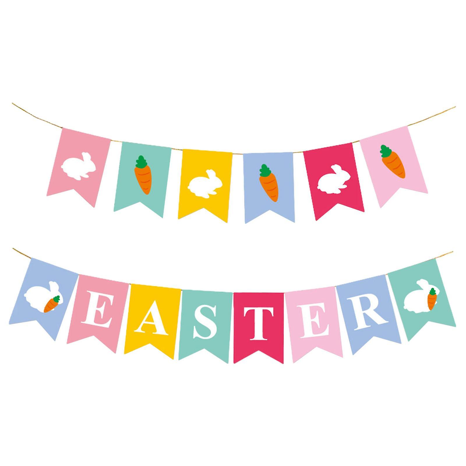 5 Meters Easter Banner Flags Party Ornaments Festival DIY Create Atmosphere
