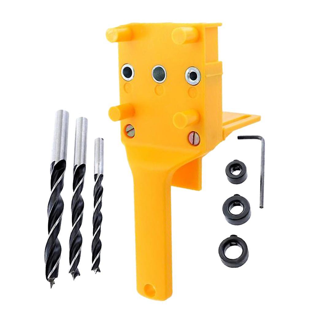 Handheld Woodworking Doweling Jig Set Self Centering Dowelling Jig