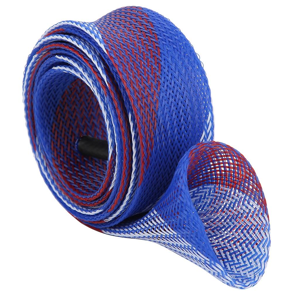 Nylon Fishing Rod Sleeve Nylon Professional Portable Fishing Rod Protection Sleeve Pole Protector Sock Cover Bag ToolBlue Fishing Pole Cover