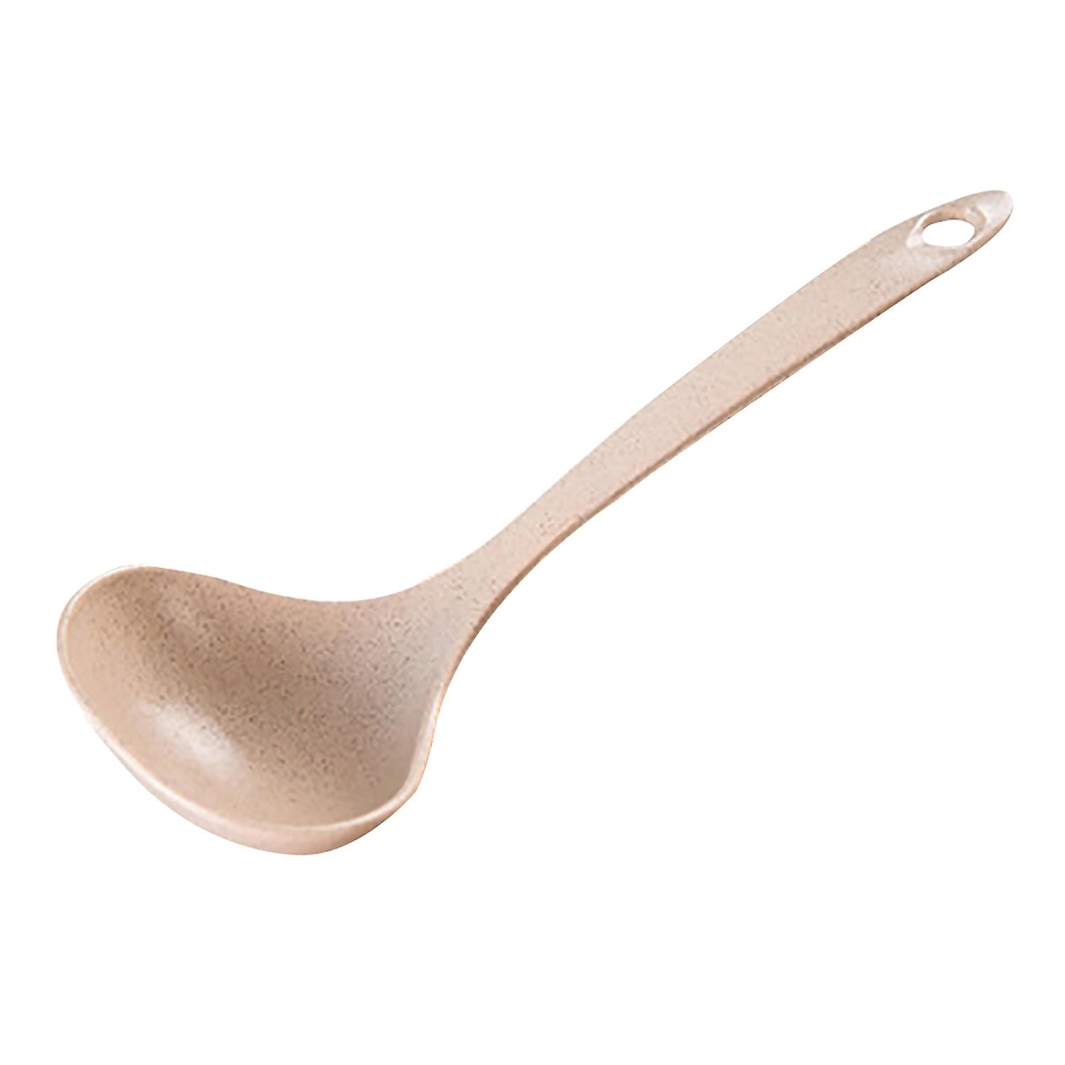 OuZhan Spoon Durable Eco-friendly Simple Design Creative Plastic Soup Spoon for Home