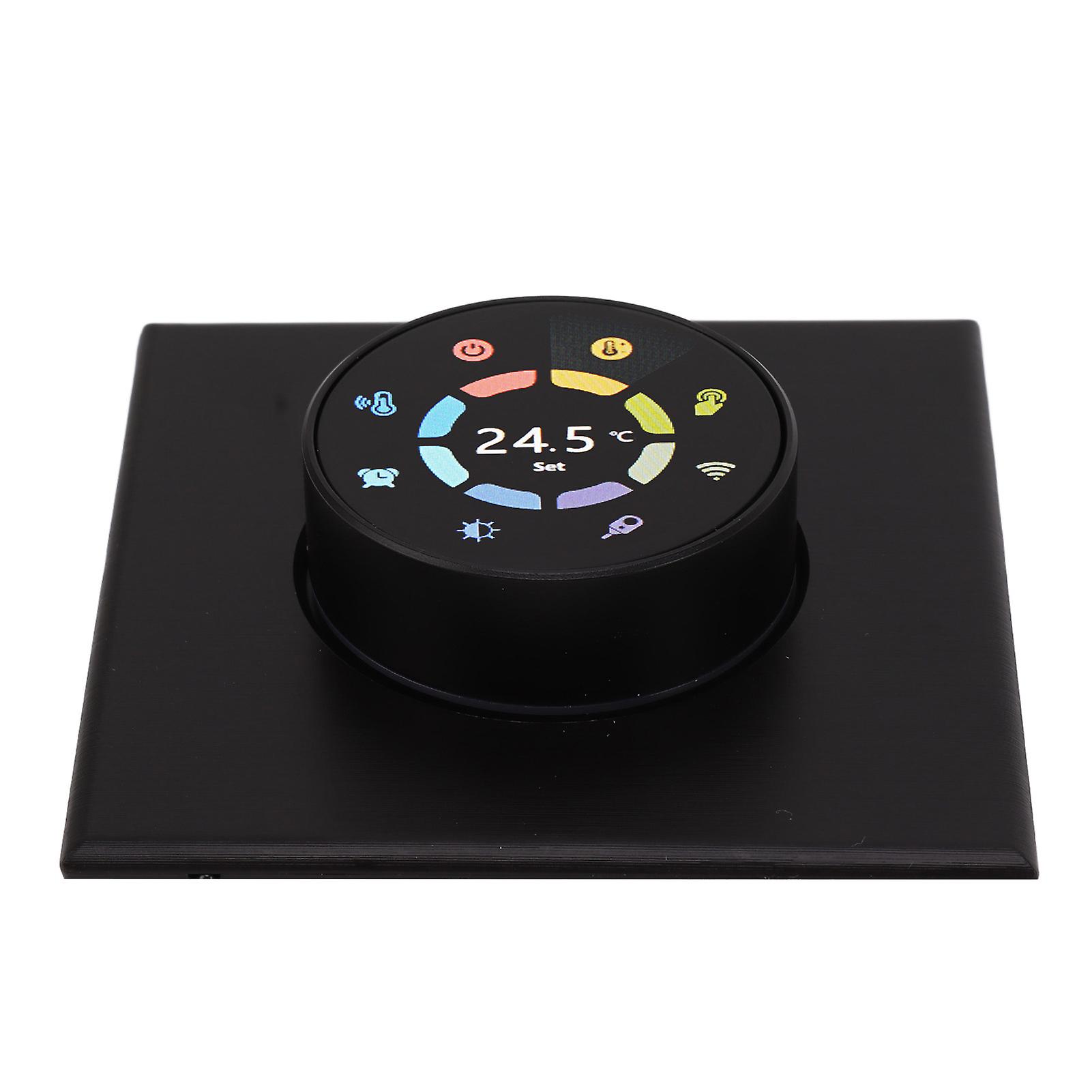 Smart Thermostat Black Wifi Remote AC 95-240V Timing Control