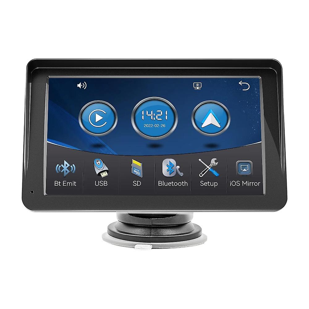 Portable car navigation multimedia car mp5 player Bluetooth GPS wireless Carplay