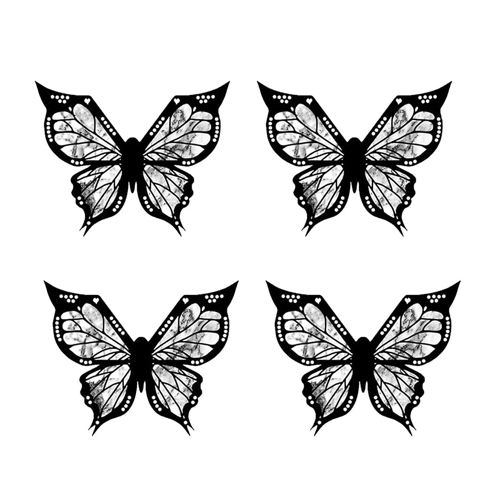 Plastic Butterflys Eyeliner Stamps Portable Eyeliner Applicators Tool Eye Cosmetic Tool