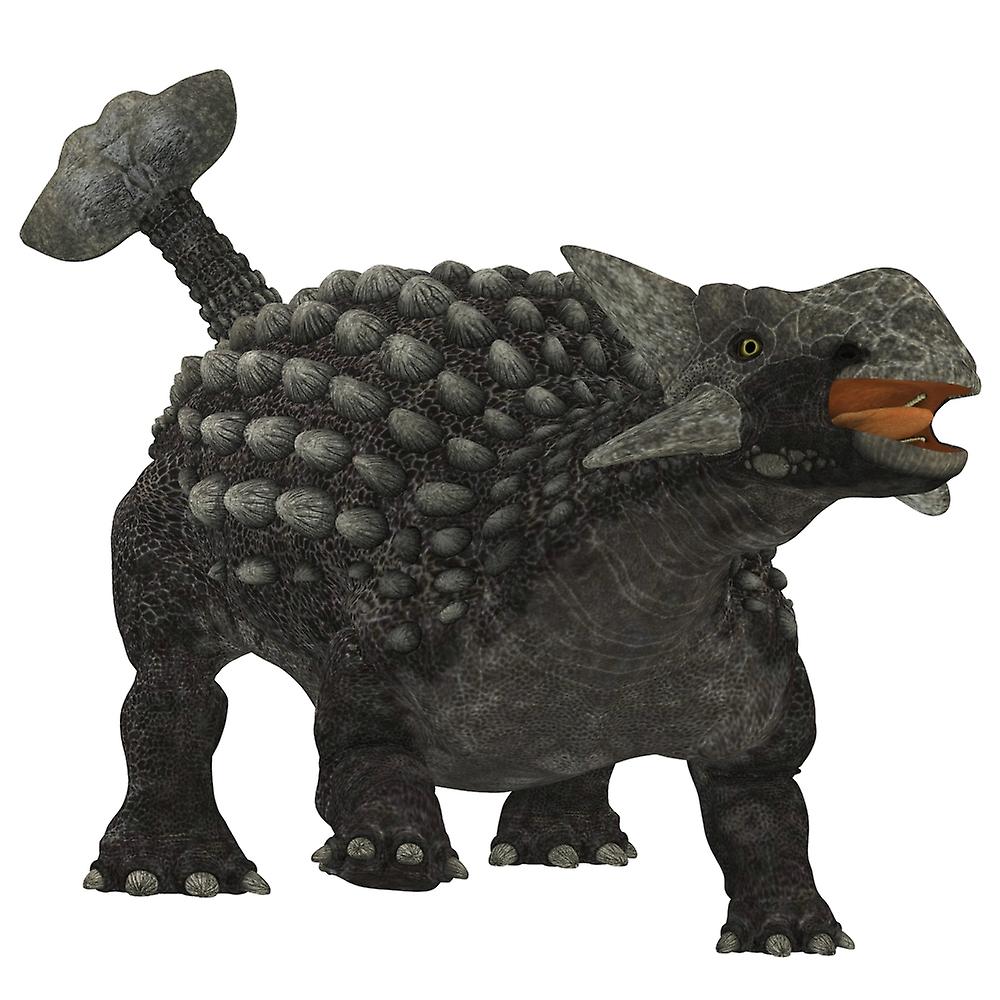 Ankylosaurus dinozoru. Poster