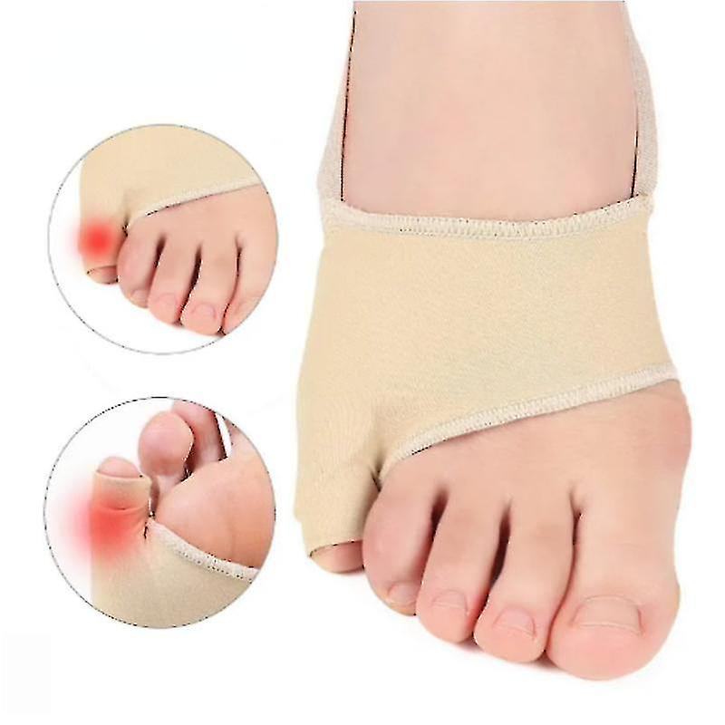 Black 2Pcs Tailor Bunion Corrector Pads Splint For Bunion Pinky Toe Relief Toe Straightener Little Toe Separator With Anti-Slip Small