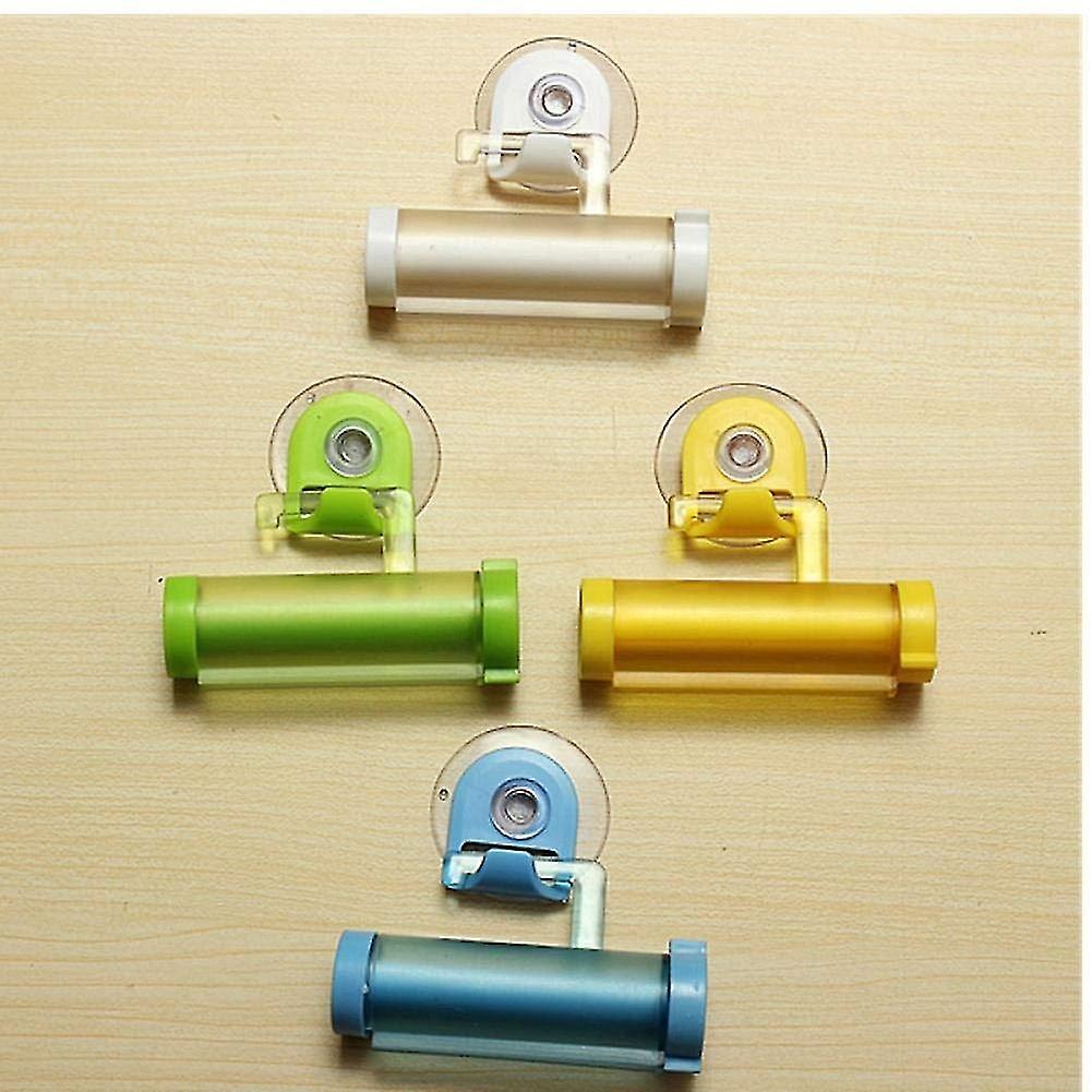 プロフェッショナル歯磨き粉ローリングスクイーザープラスチックディスペンサーチューブパートナーハンギングホルダー吸盤ホワイト