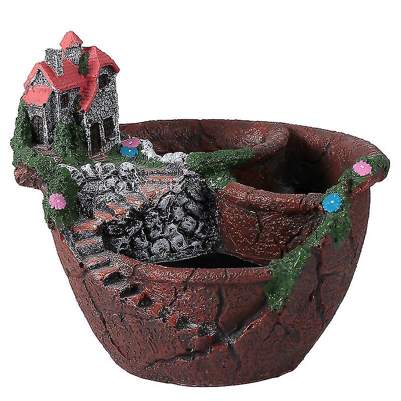 1pcs Resin Flower Basin