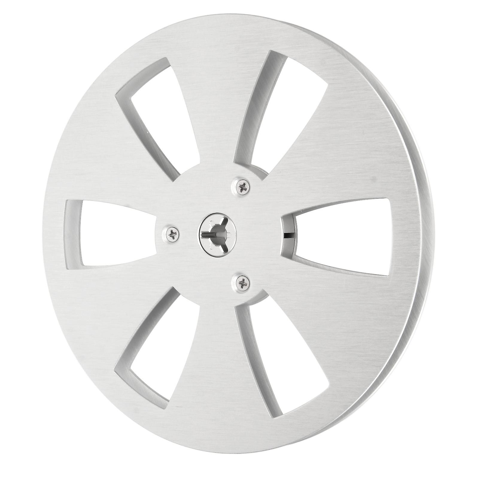 1/4 7 Inch Empty Reel Aluminum Alloy 6 Hole Open Reel Sound Tape Empty Reel Opening Machine Part 