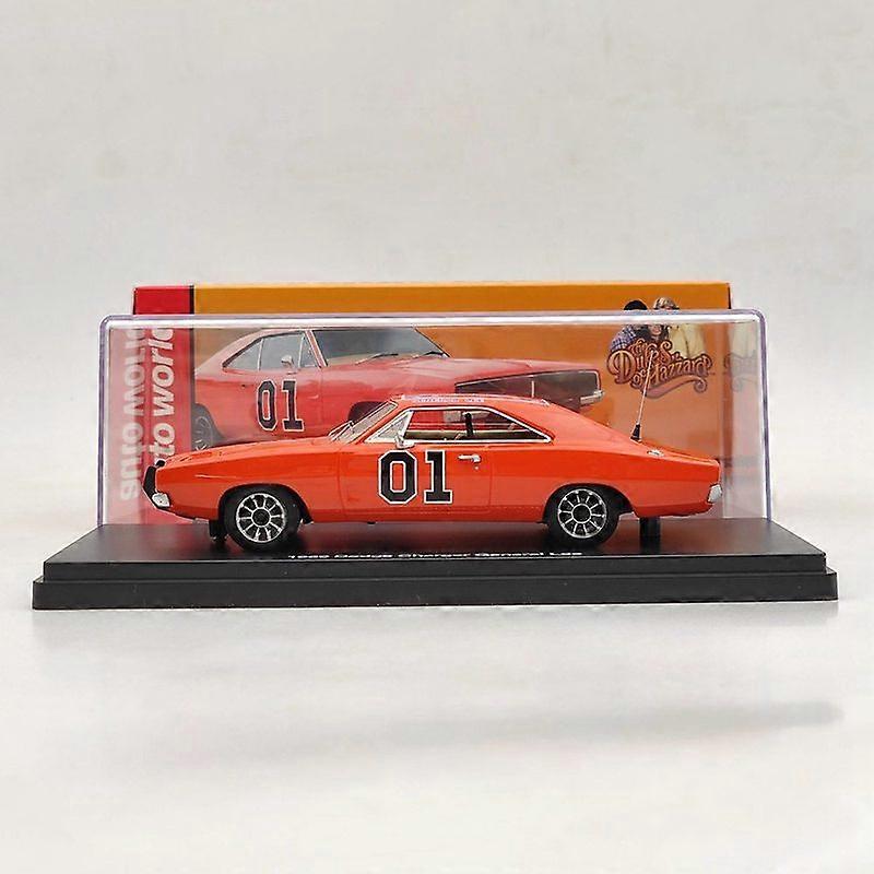 Auto World 1:43 1969 Φορτιστής General Lee Red AWRSS1151 Limited Edition Μοντέλο ρητίνης Συλλογή αυτοκινήτων Παιχνίδια Δώρο Toy Cars