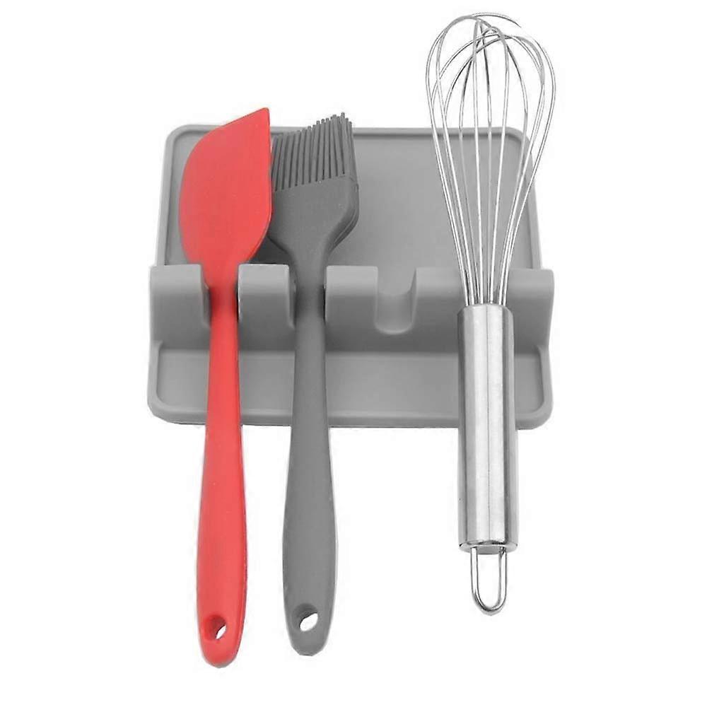 Descanso do Utensílio de Cozinha. (cinza)