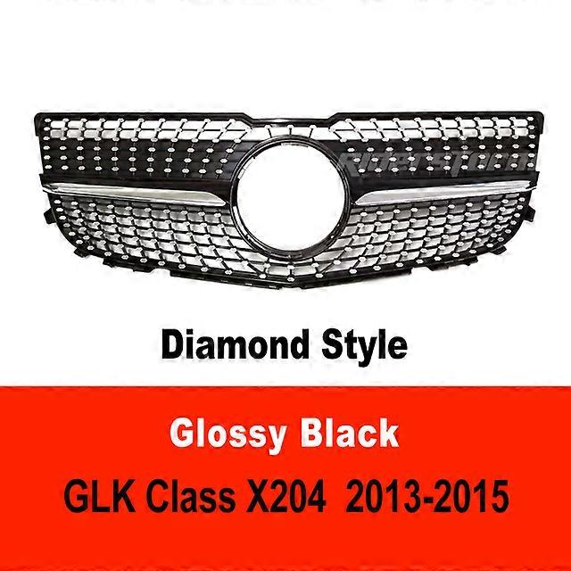 X204 diamond grille For merced GLK class X204 Grid 2013-2015 Year without Emblem GLK diamond Front Bumper  Grille