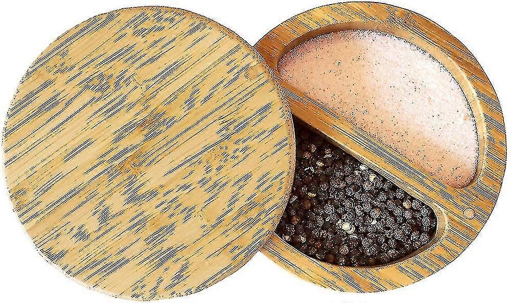 Bamboo Container With Magnetic Lid For Secure Storage