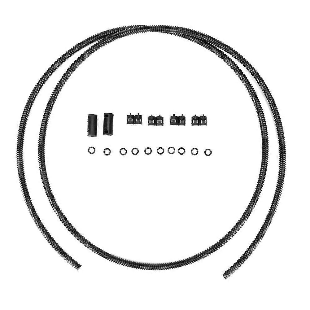 Car Windshield Washer Jet Sprayer Hose Corrugated Tube Kit Universal Accesory150cm / 59.1in E2U411