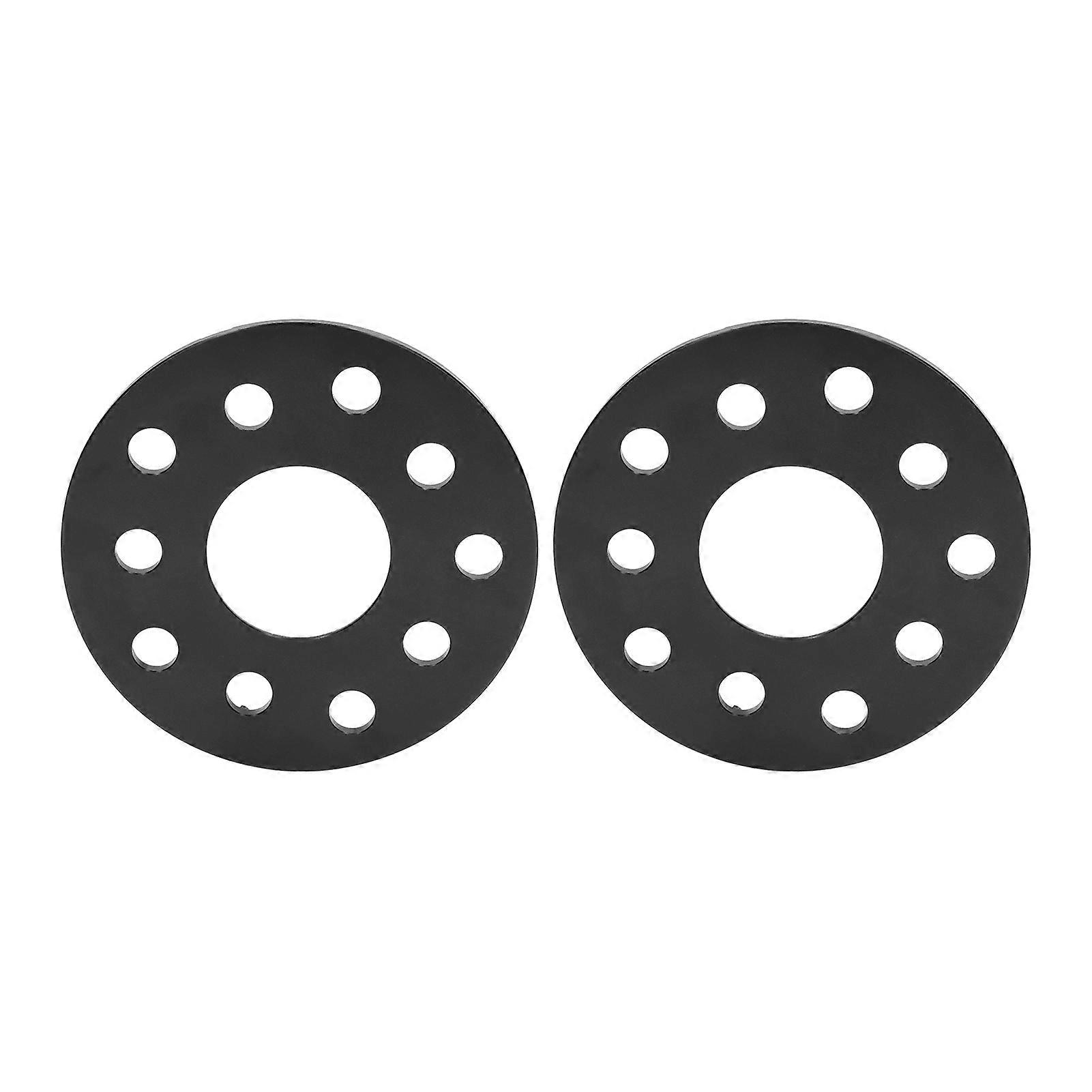 2pcs 5mm/0.20in Aluminium Alloy Wheel Spacers Car Hub Centric Wheel Adapters Replacement for Seat E2U211