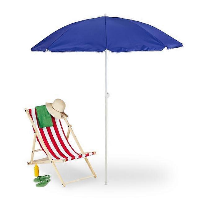 Parasol bleu 160 cm