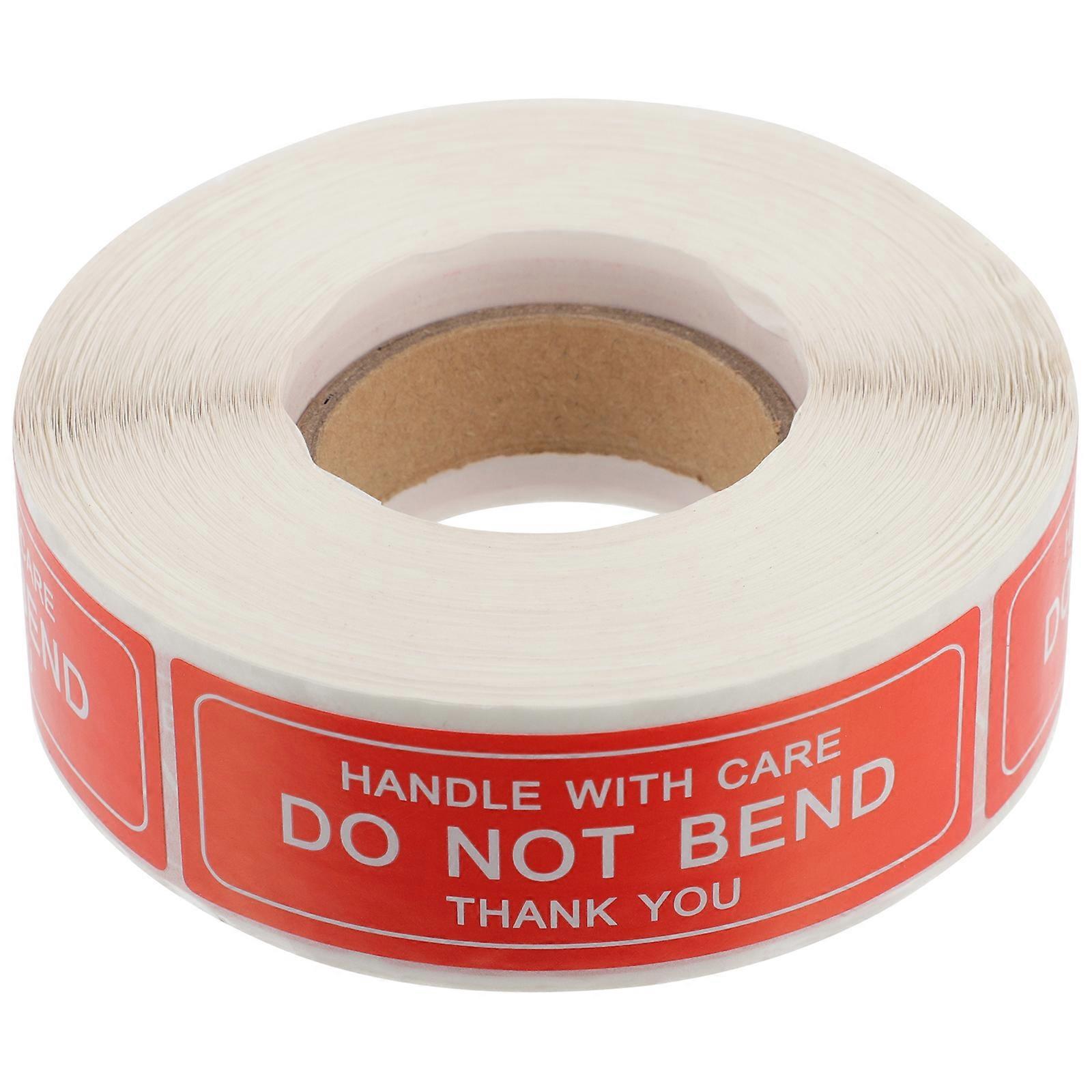1 Roll/500pcs Handle with Care Warning Shipping Packing Label Stickers