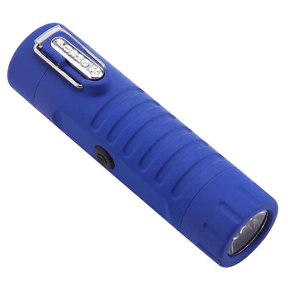 2 in 1 USB Dual Arc Cigarette Lighter Camping Waterproof LED Light Torch (Blue)