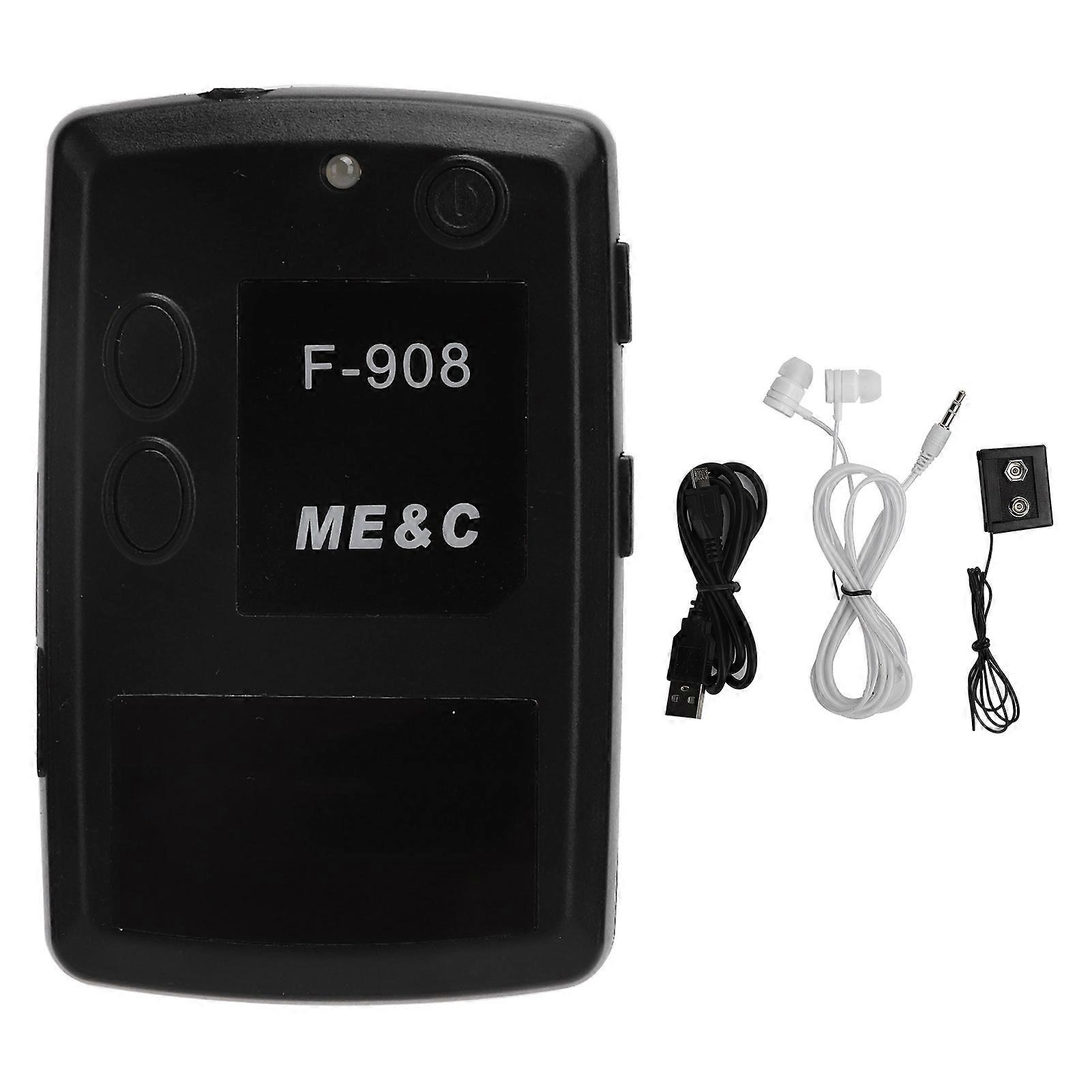 F908 Wireless Transmitter Receiver High Sensitivity Hd Pickup For Outdoor Construction Site