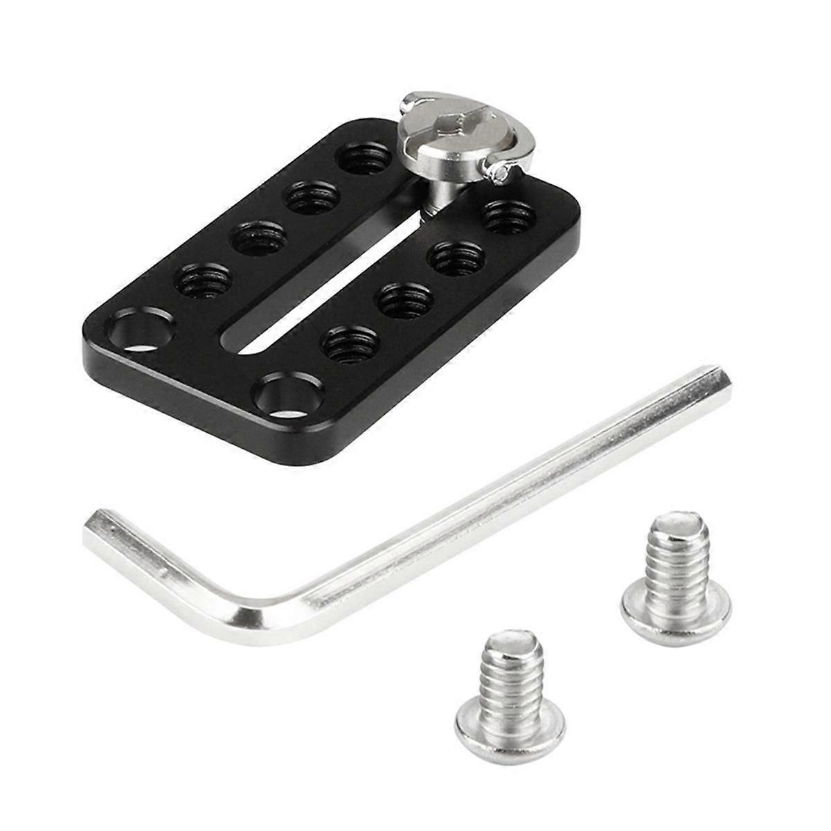 Universal Camera Top Easy Plate Track Blocks, Dovetails and Short Rods for DSLR Camera Monitor Mounts