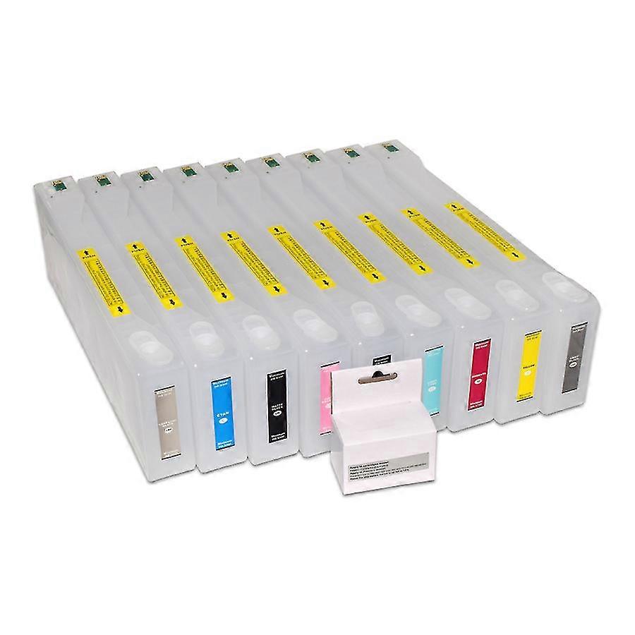 hg 9 Color 700ml T6361-T6369 Refill Ink Cartridge with Chip Resetter for Epson Stylus Pro 7890 9890 7908 9908 Printer