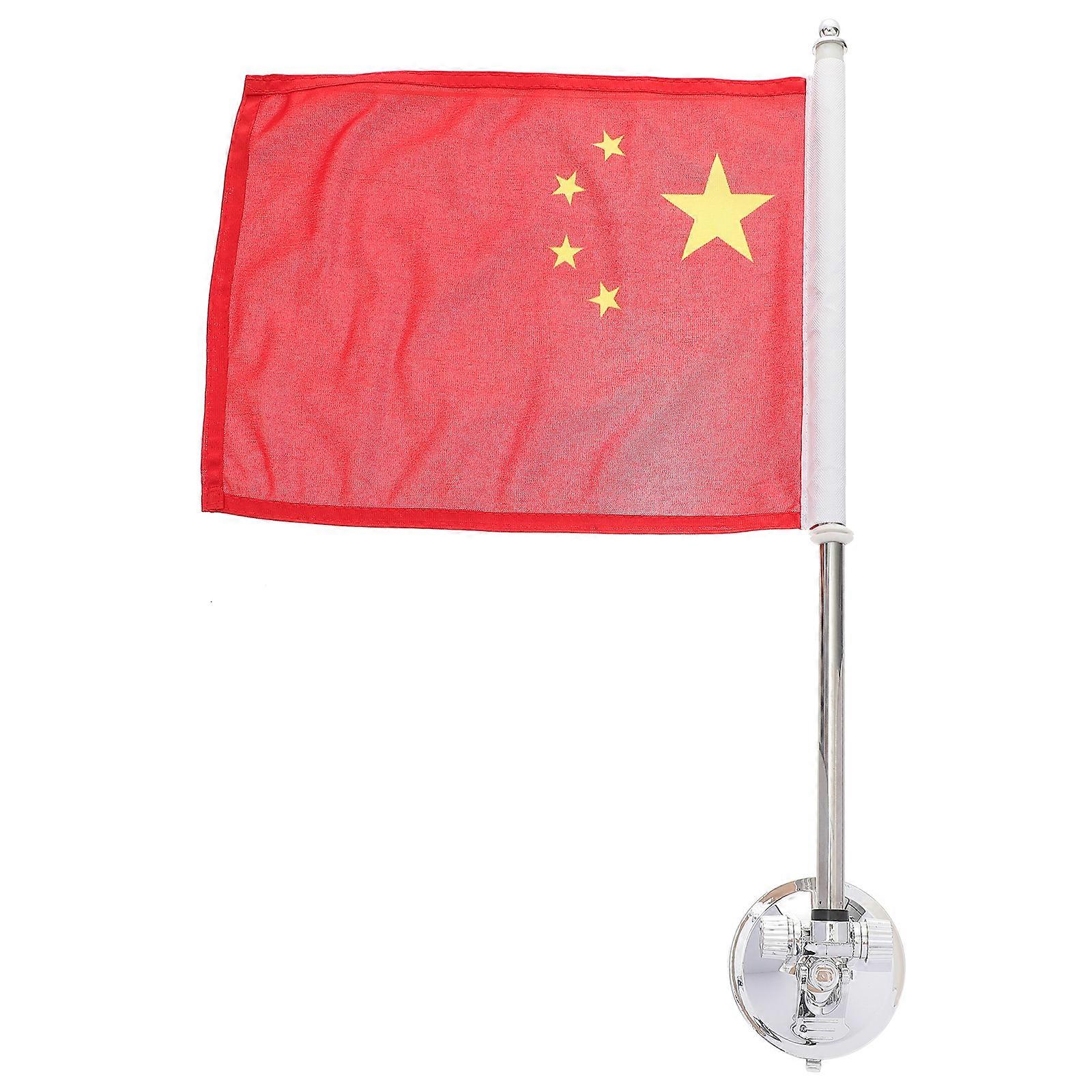 Practical Sucker Flag Pole Brackets Universal Delicate Suction Flagpole Base