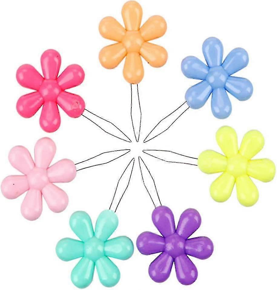 30pcs Plastic Flower Needle Threader Sewing Machine Threader (random Color)