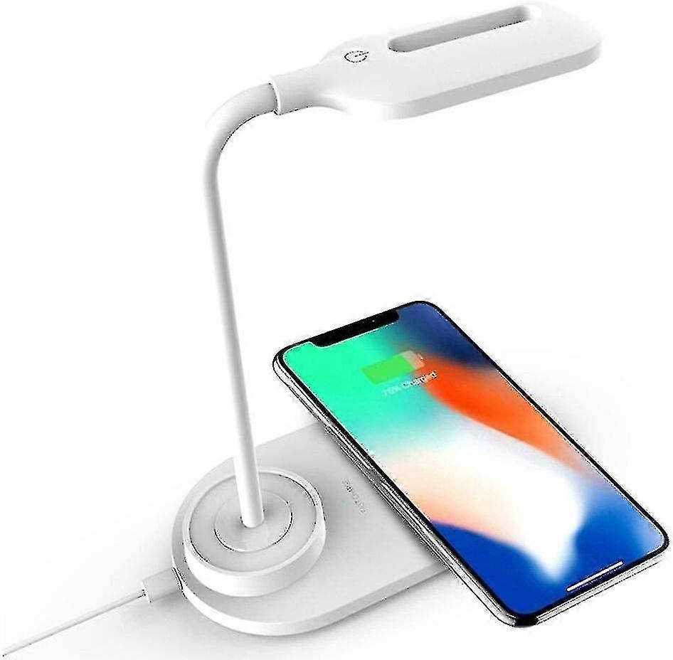 charging port desk lamp wireless light lamps brightness level