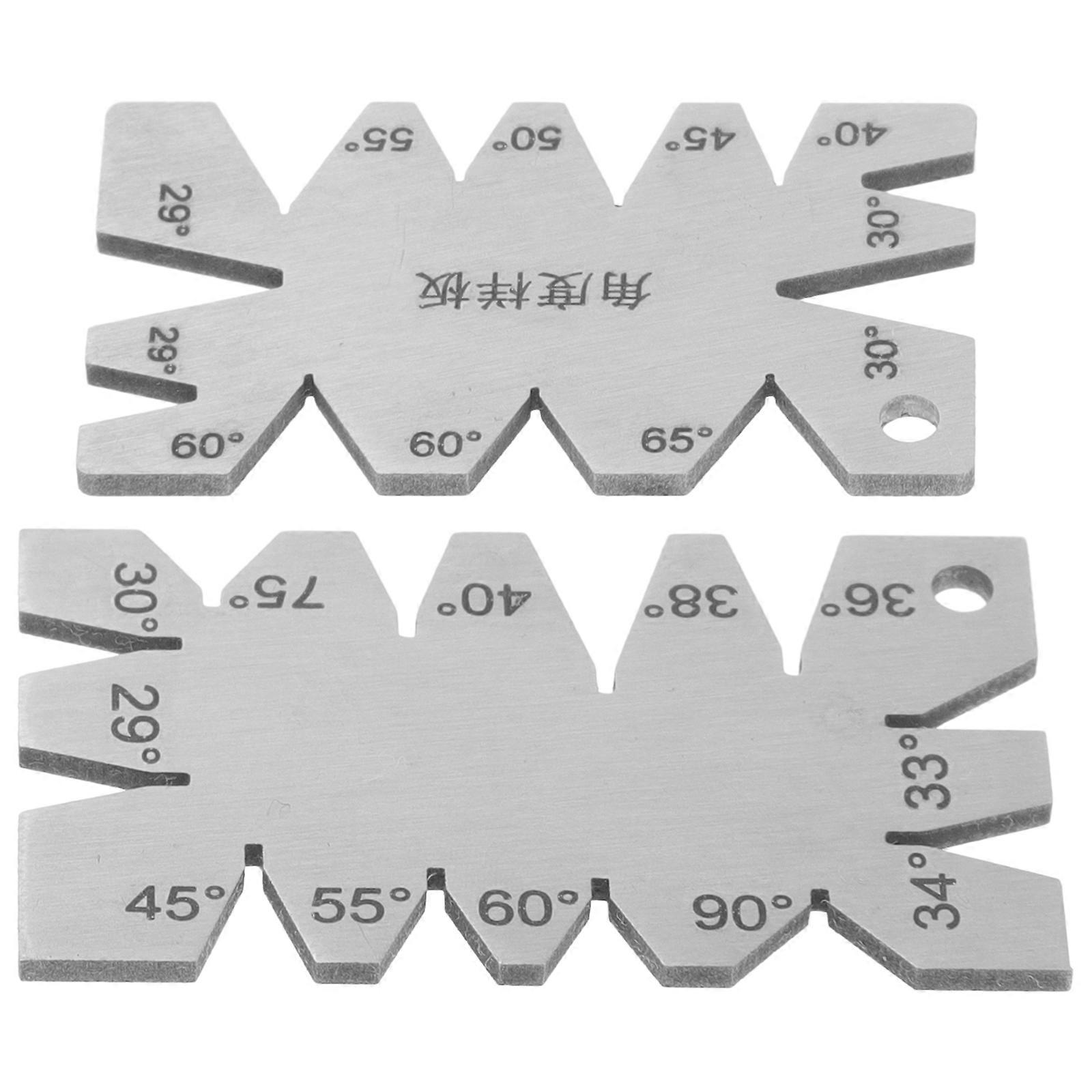 2pcs Woodworking Gauge Cutting Tools Measuring Device Angle Gauge Ruler