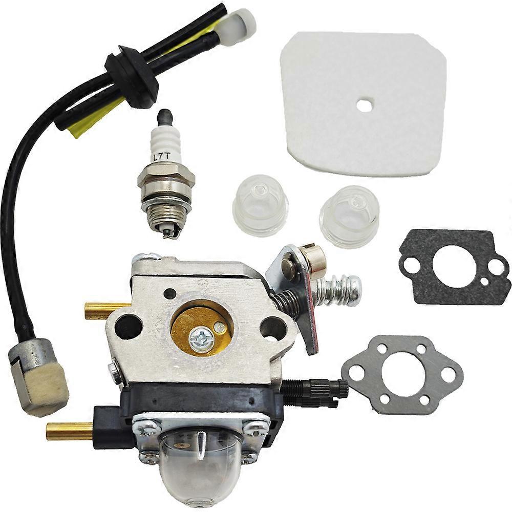 Carburetor for C1U-K82 C1U-K54A Mantis Tiller 7222 7222M 7225 7920 Echo TC-210 HC-1500 Premium Cultivator Carb Plus Rebuild Kit