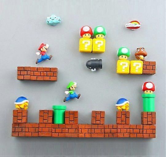 Mario fridge magnets 39PCS