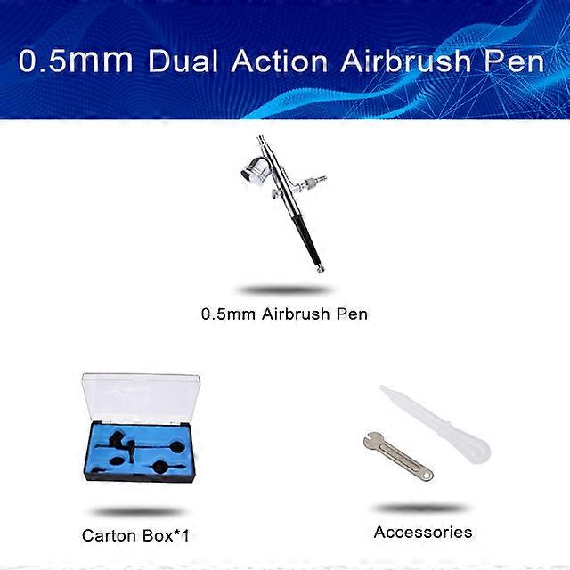 0.2-0.5mm Multi-Purpose Cordless Mini Airbrush Air Brush Spray Gun Set For Tattoo Nail Art Painting Spray Model By PROSTORMER