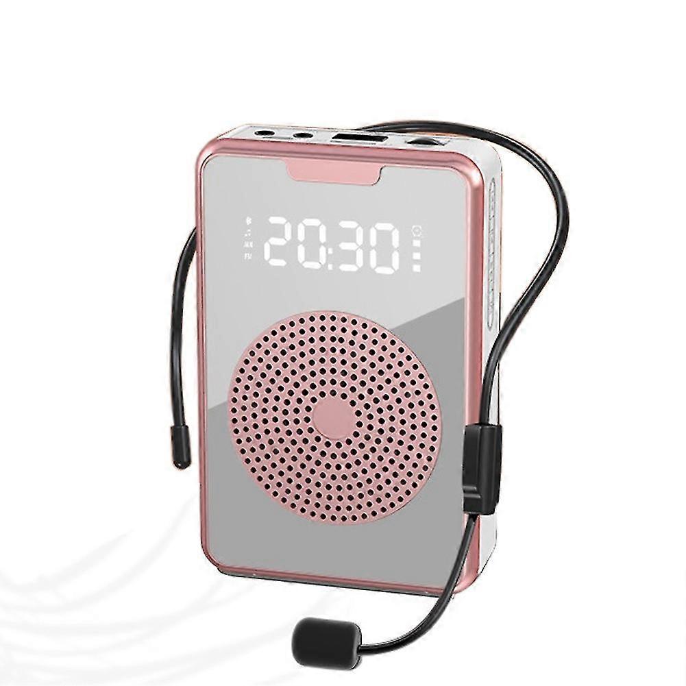 Portable Voice Amplifier compatible with Teachers with Microphone Headset,Rechargeable Speaker compa