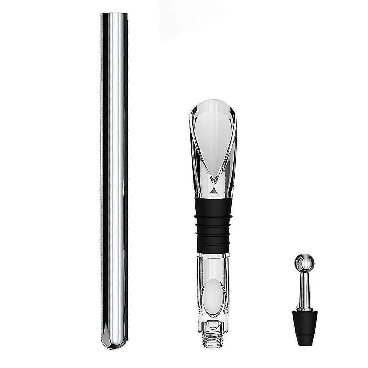wine cooling stick with pourer - perfect wine accessory gift for wine