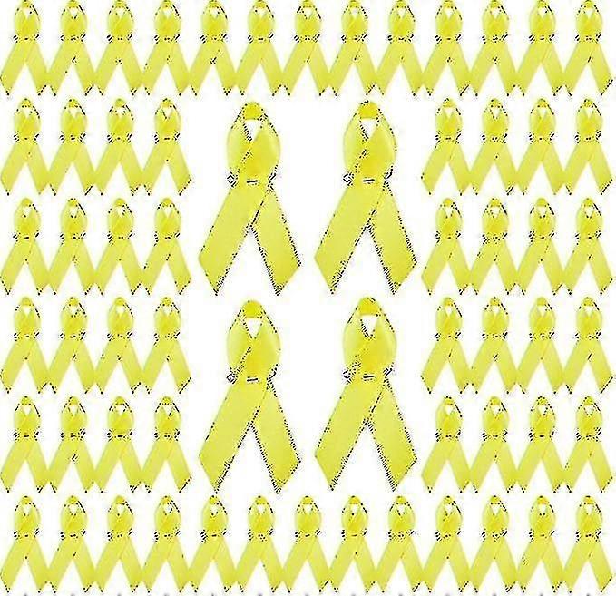 200pcs Ribbon With Safety Pins, Cancer Awareness Pins Ribbon Brooch For Party Event Supplies Clothing Decoration