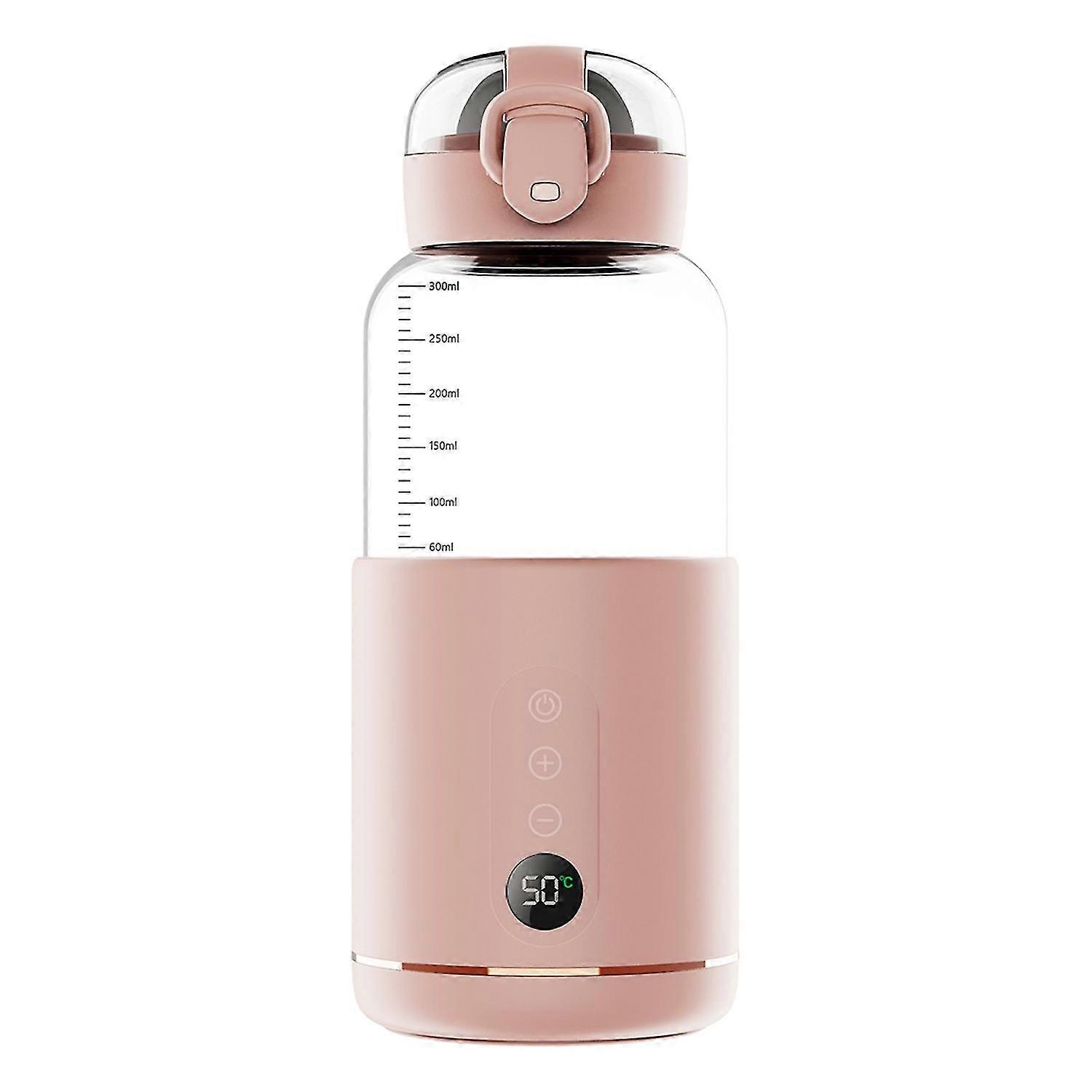 Portable Water Warmer for Baby Formula 300ml Capacity Precise Temperature Control Built-in Battery W 2036 Walkbee