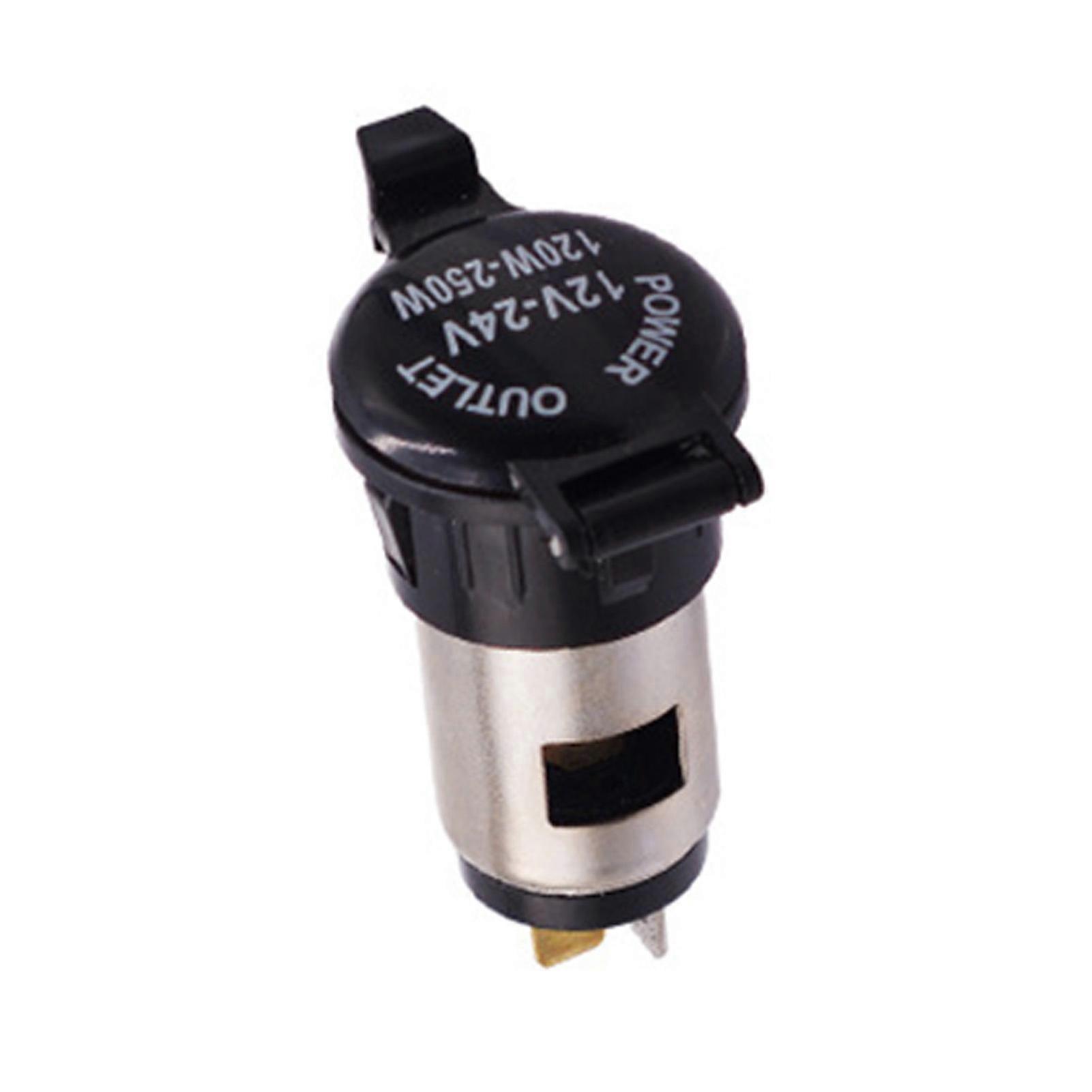 24V Cigarette Lighter Power Outlet Waterproof and Dustproof Suitable for Riding Mower Tractor