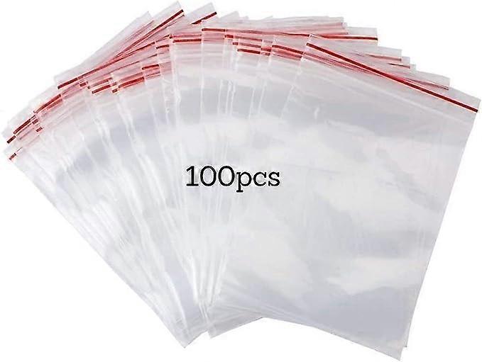 Resealable Zip Lock poser - Zip Lock poser - Clear Zip Lock poser - Zip Lock plastposer - Zip Lock plastposer - Clear plastposer - klare poser (8,5 