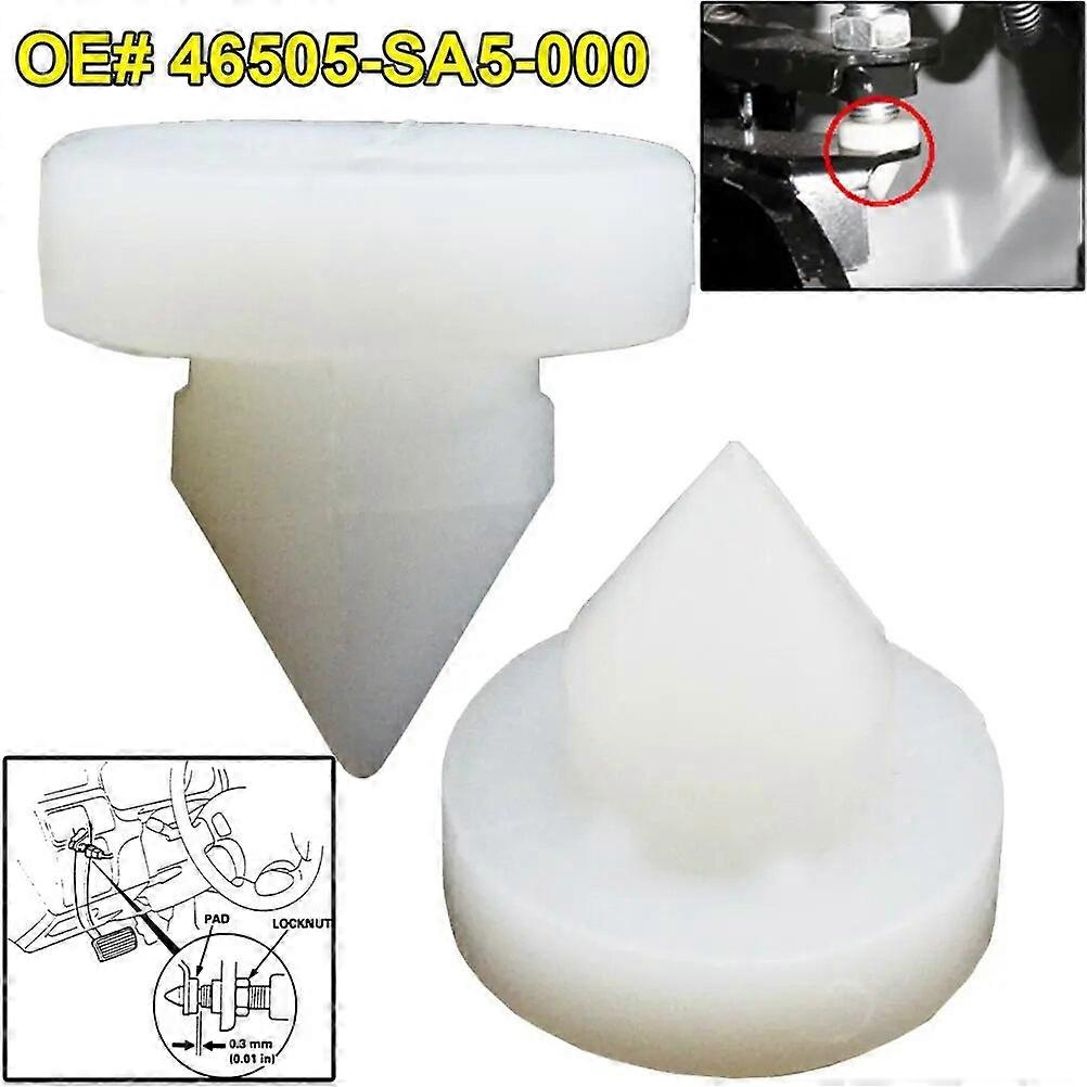 2PCS OE# 46505-SA5-000 Brake or Clutch Pedal Stopper Pad For Honda Civic Accord Prelude CR-V Acura MDX Integra RSX TL TSX