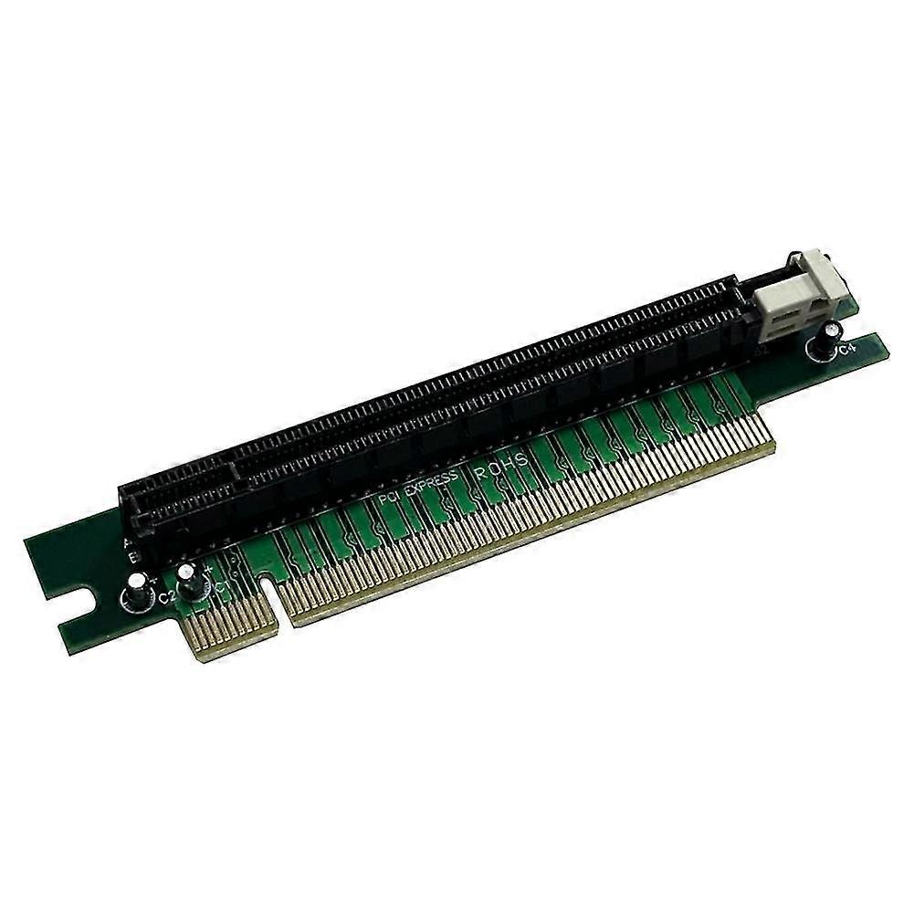 Pci-e 16x Riser Card 90 Degree Pci-e Pci-express 16x To 16x Slot Right Angle Extender Protector Riser Adapter Card