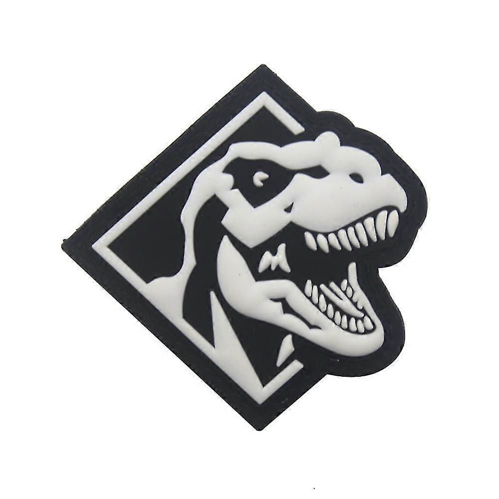 Dinosaur Patch Tactical Luminous Patch Flag Magic Stickers Badge Decoration